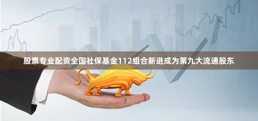 股票专业配资全国社保基金112组合新进成为第九大流通股东