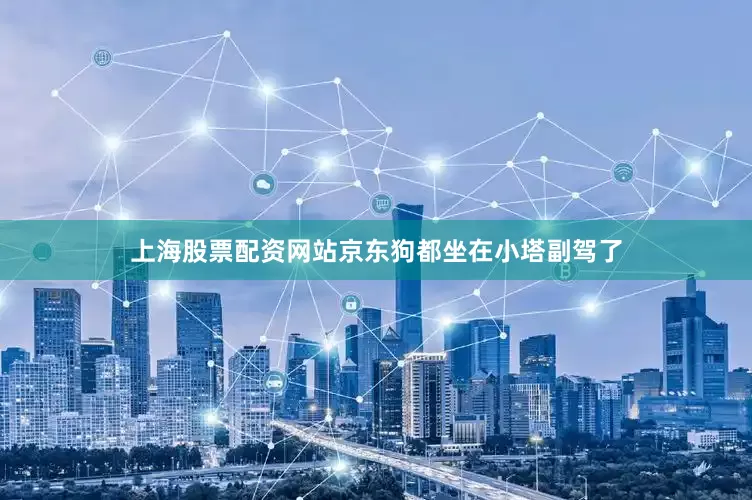上海股票配资网站京东狗都坐在小塔副驾了