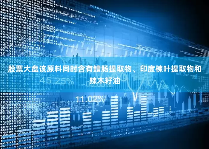 股票大盘该原料同时含有鳢肠提取物、印度楝叶提取物和辣木籽油